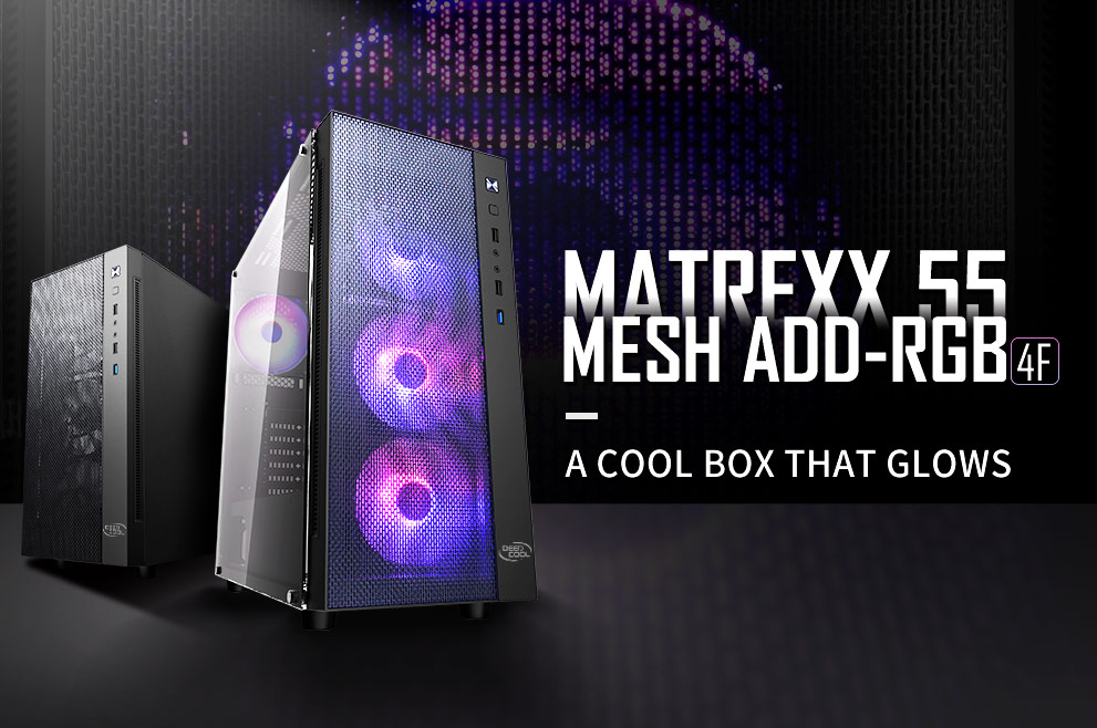 MATREXX 55 MESH ADD-RGB 4F DEEPCOOL- Cases