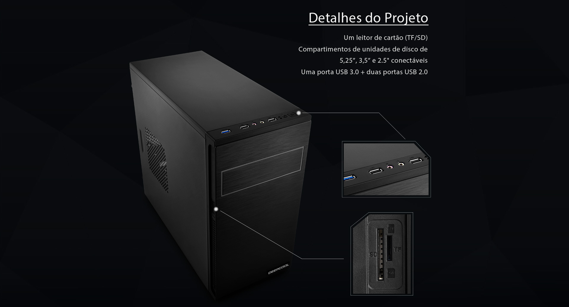 Frame DEEPCOOL GABINETES