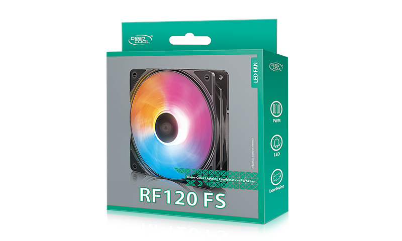 九州风神 RF120 FS RGB LED Fan 120mm RGB风扇 单个装 机箱风扇 12cm风扇