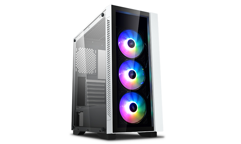 DEEPCOOL MATREXX 55 V3 ADD-RGB 3F PC case E-ATX Supported,Motherboard or Button Control of SYNC of Addressable RGB Devices of Any Brands 3x120mm ADD-RGB Fans Pre-Installed