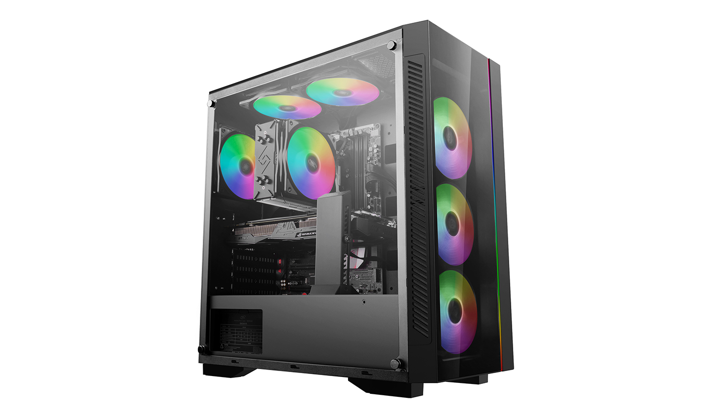 【送料関税無料】 V3 55 MATREXX ADD-RGB DeepCool - 3F PCケース(自作PC用)