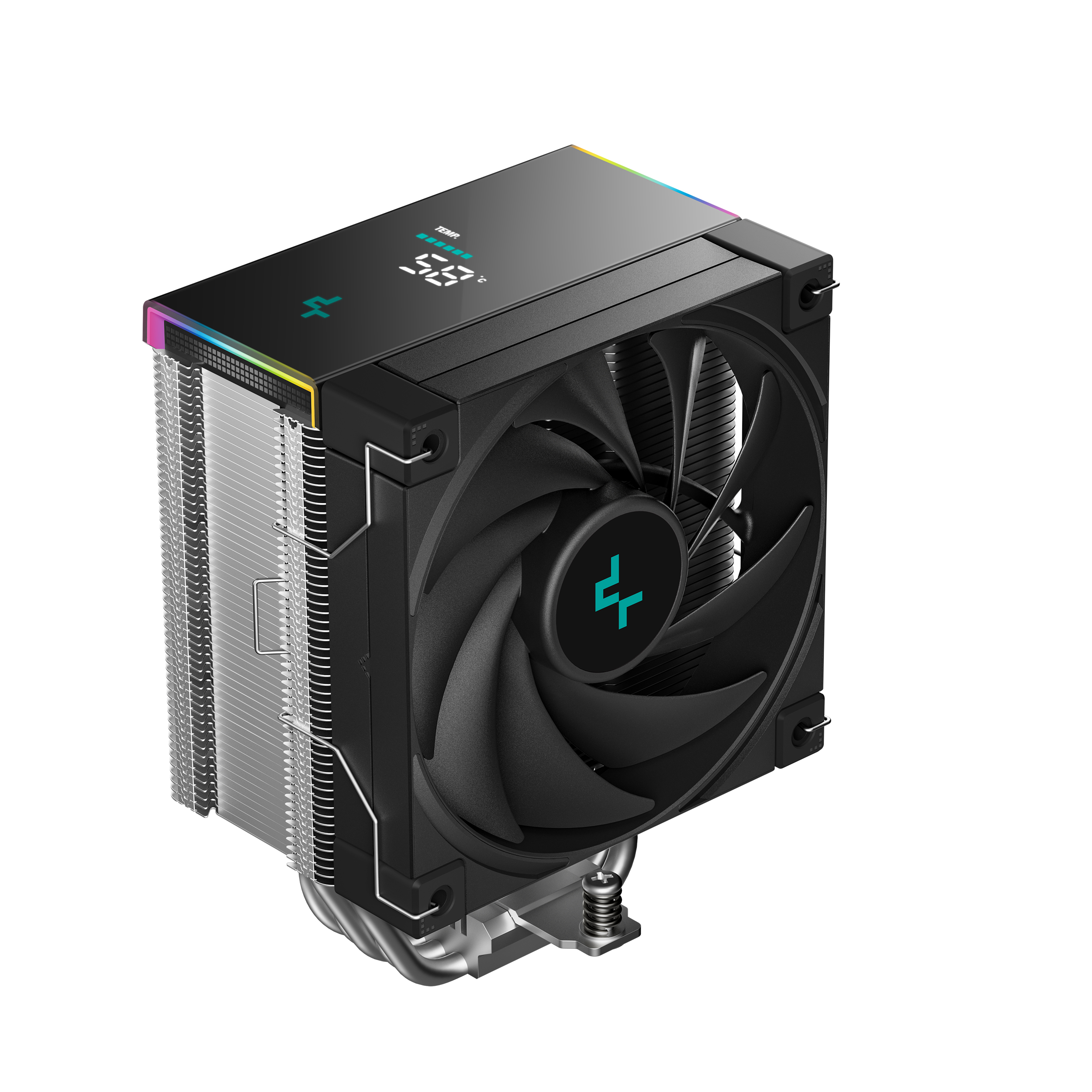 DeepCool AK500S DIGITAL SE siyah işlemci soğutucusu