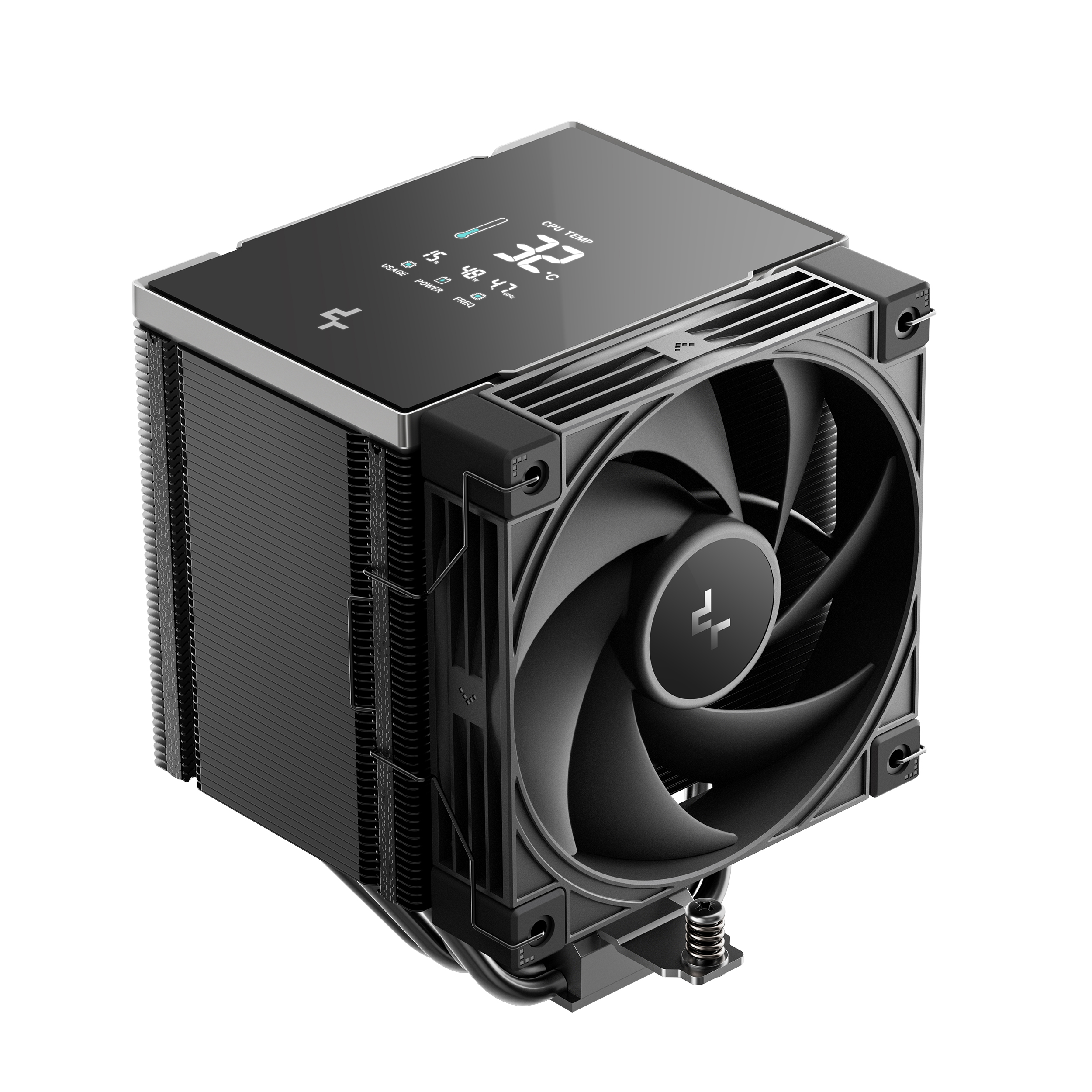 REFRIGERADOR CPU DEEPCOOL AK500 G2 DIGITAL NYX DOBLE MULTISOCKET NEGRO
