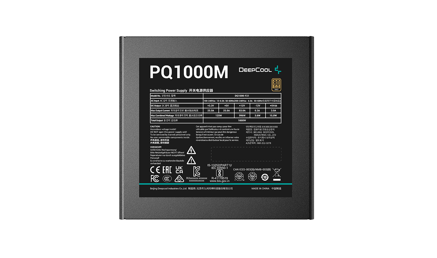 PQ1000M - DeepCool