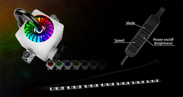 Deepcool captain 240 sales ex white rgb