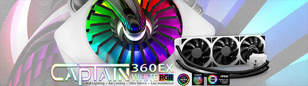 Deepcool captain 360 ex shop white rgb